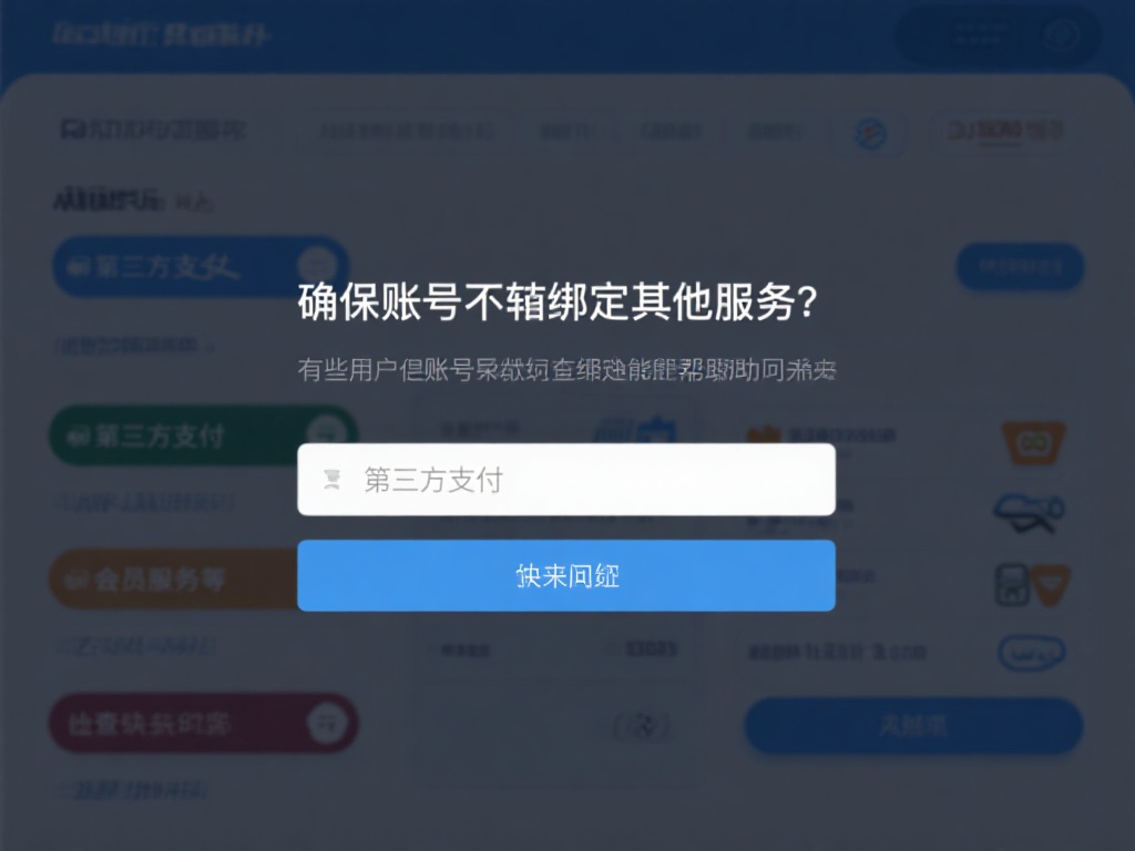 确保账号没有绑定其他服务：有些用户的账号可能绑定了